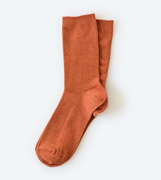 Hooray Sock Co - Everyday Cotton Socks in Spice