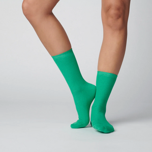 Hooray Sock Co - Everyday Cotton Socks in Kelly Green