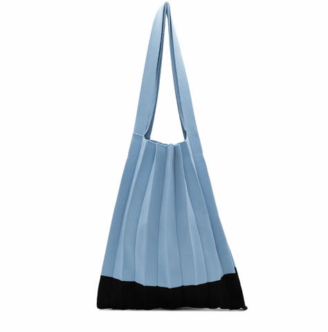 Co-Lab - Pleated Shopper in Moonstone