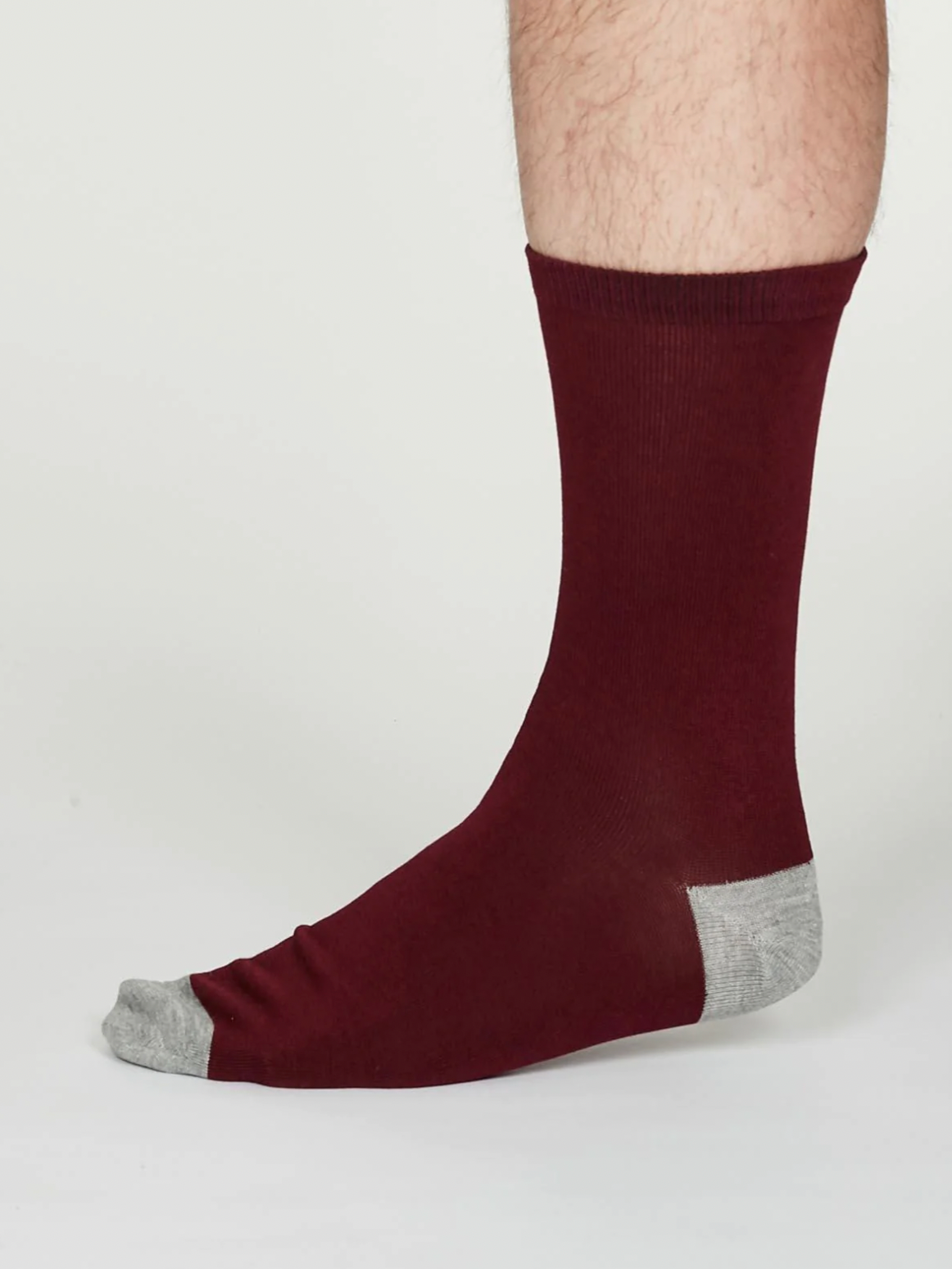 Thought - Bamboo Socks in Aubergine