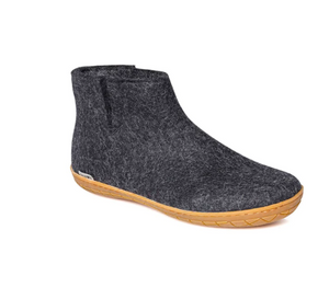 Glerups - Charcoal Boot Natural Rubber Sole