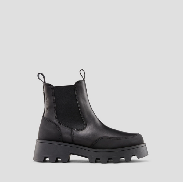 Cougar - Warm Waterproof Leather Chelsea Winter Boot in Black