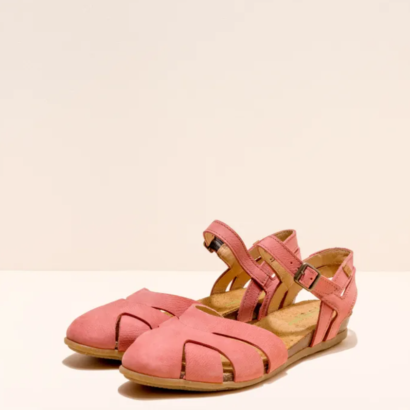 El Naturalista - Mary Janes in Pink Leather