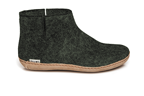 Glerups - Forest Green Boot Leather Sole