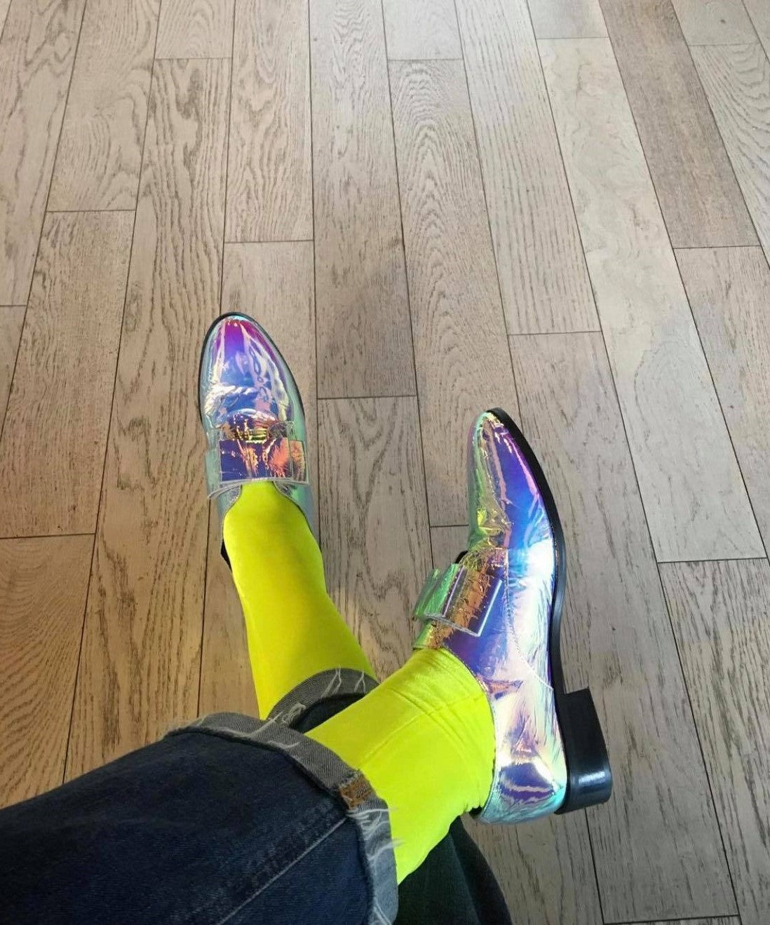 Simone Wild - Velvet Socks in Limoncello