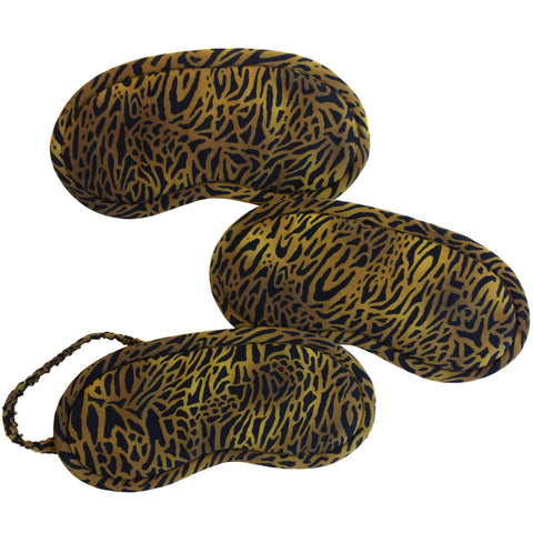 Strathcona - Leopard Print Silk Eye Mask