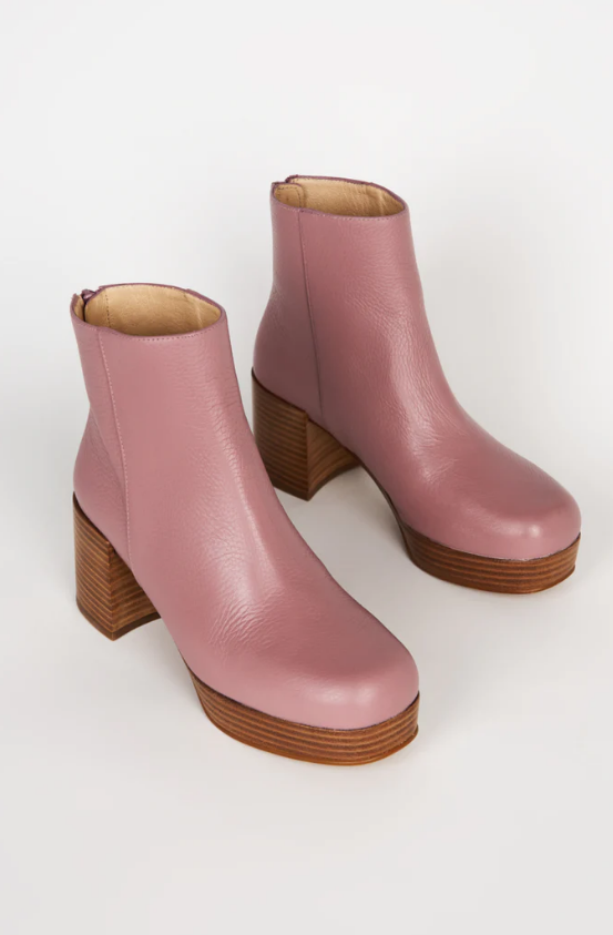 Intentionally Blank - Platform Boot in Lilac