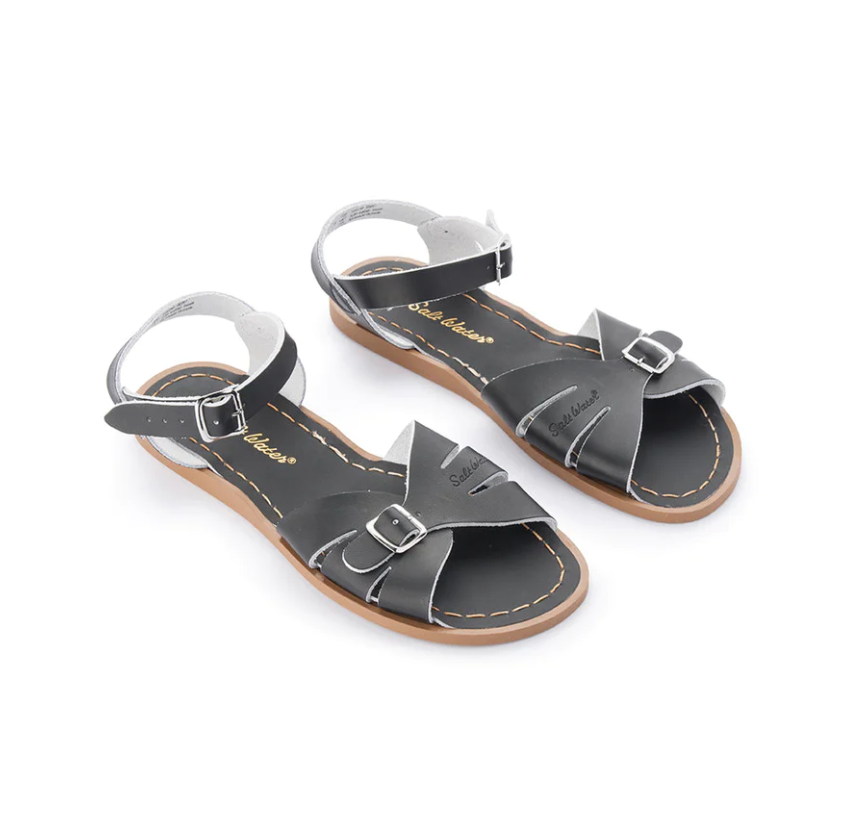 Salt Water Sandals - Adjustable Sandal in Black